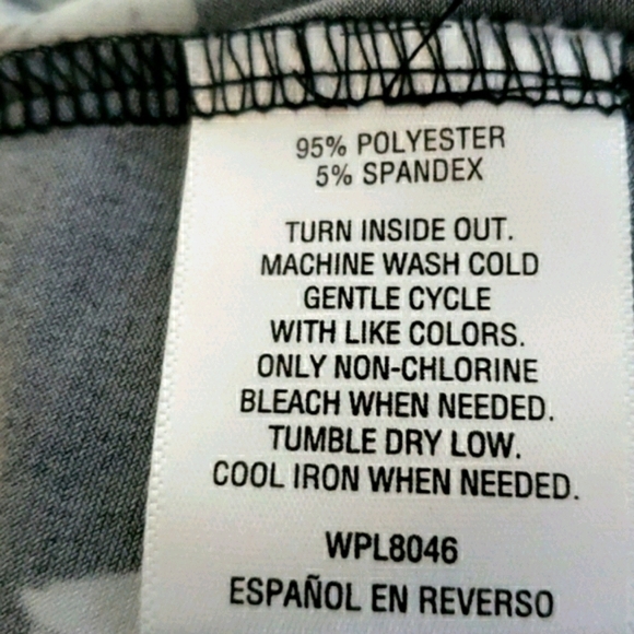 JM Collection Blue Floral Tunic size M - Picture 6 of 6